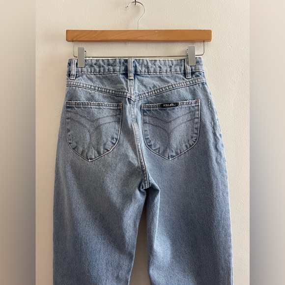 ROLLA’S Size 24 Classic Straight High Rise Regular Fit Denim Jeans - Picture 10 of 16